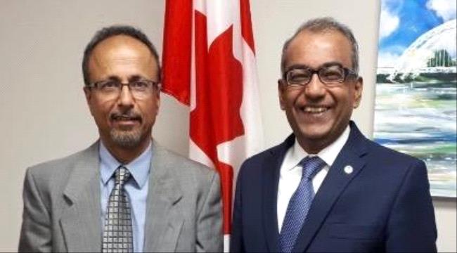 مدير مكتب العلاقات الخارجية للانتقالي بكندا يلتقي عضو البرلمان الكندي عن حزب الحاكم