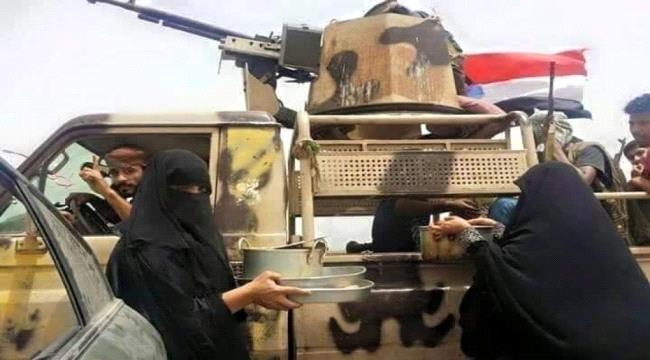بن فريد يشيد بدور المرأة الجنوبية ب#الضـالع و التلاحم المجتمعي في جبهات القتال