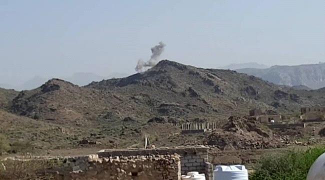 مليشيات الحوثي تستهدف منازل المواطنين في بتار والمشاريح شمال الضالع