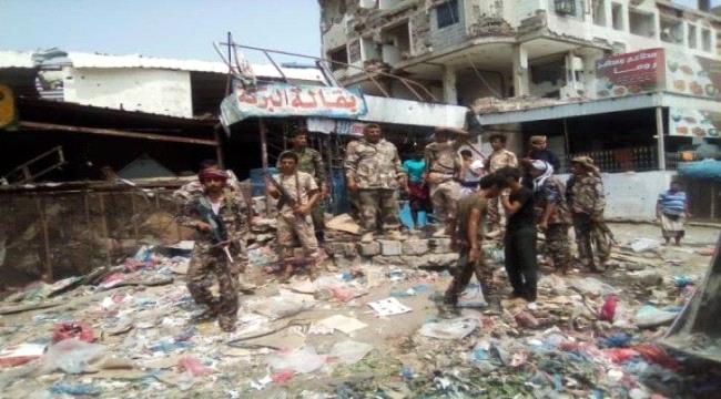 القوات الخاصه بلحج تنفذ حملة امنية لازالة العشوائيات بمنطقة صبر وجعوله