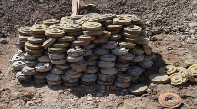 مسام ينتزع 1600 لغما حوثيا في الاسبوع الاخير من ديسمبر