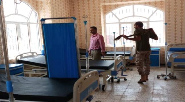 قيادي بالانتقالي يزور المستشفى الميداني ب#الضـالع