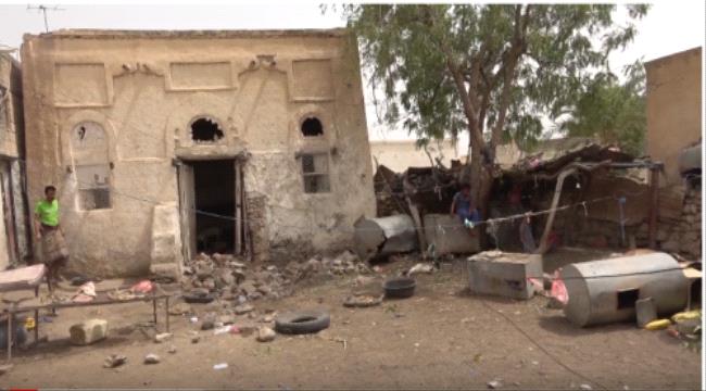 مليشيات #الحـوثي تقصف منازل المواطنين في حيس
