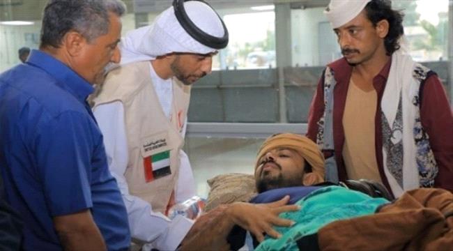 31 جريحاً يتلقون العلاج في الهند على نفقة الإمارات