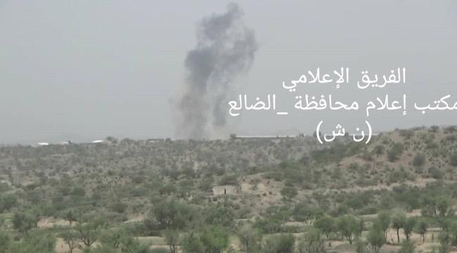 إحباط هجوم حوثي كبير على جبهات شمال غرب #الضـالع 