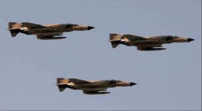 طيران التحالف يستهدف #تعـزيزات حوثية شمال حجر #الضـالع