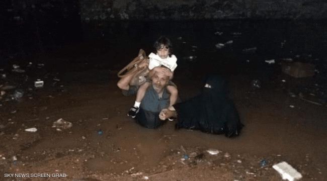 تضرر أكثر من 3 آلاف أسرة جرّاء سيول الأمطار الغزيرة