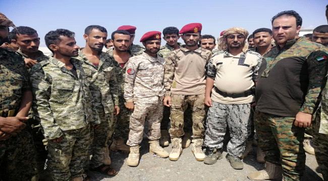قائد اللواء الأول دعم وأسناد يتفقد مستوى الانضباط لأفراد كتيبة "2 حزم" بعدن