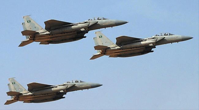 التحالف يقصف مخزن للطائرات بدون طيار #الحـوثية