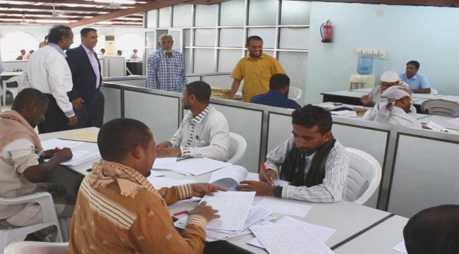 بن عبدون يدشن عملية التصحيح لإجابات الاختبارات بمركز كونترول #حضـرموت
