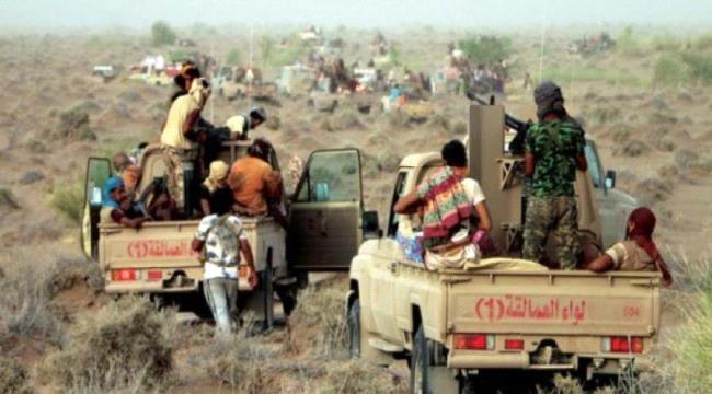 العمالقة الجنوبية تكسر هجوم حوثي من محورين جنوبي #الحـديدة