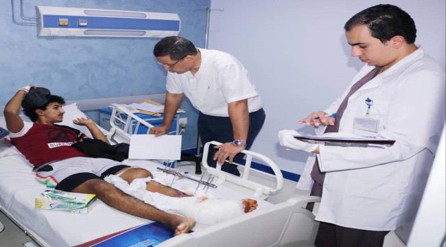 وصول عشرة جرحى ومرافقين إلى #مصـر للعلاج على نفقة دولة الإمارات