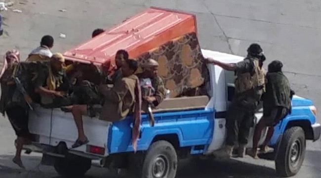 كتائب ابي العباس تدين نهب مليشيا الحشد الاصلاحي للممتلكات ب#تعـز