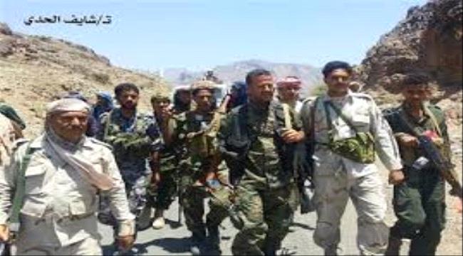 مدير امن #الضـالع يتفقد جبهات العود شمال المحافظة