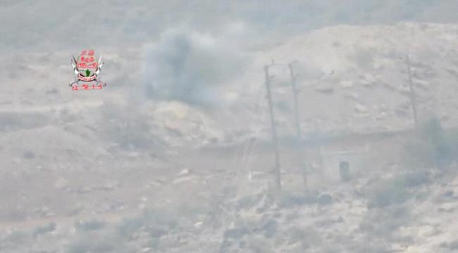 نيران القوات الجنوبية تدمر  دبابة وأطقم  للحوثيين في مريس