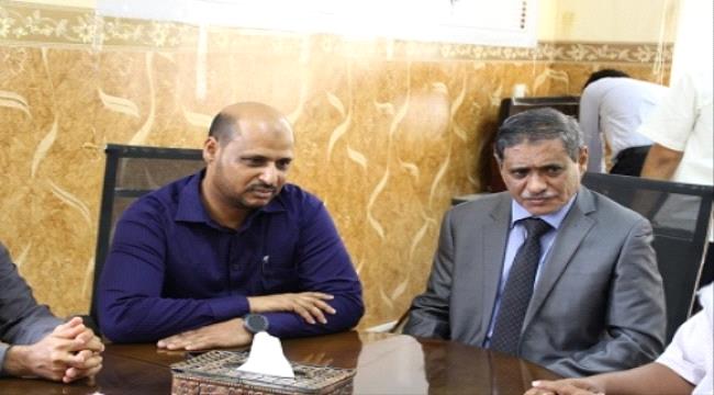 البحسني يبحث مع وفد مكتب منظمة الصحة العالمية بعدن نتائج زيارته للمحافظة والترتيبات لافتتاح مكتب للمنظمة بالمكلا