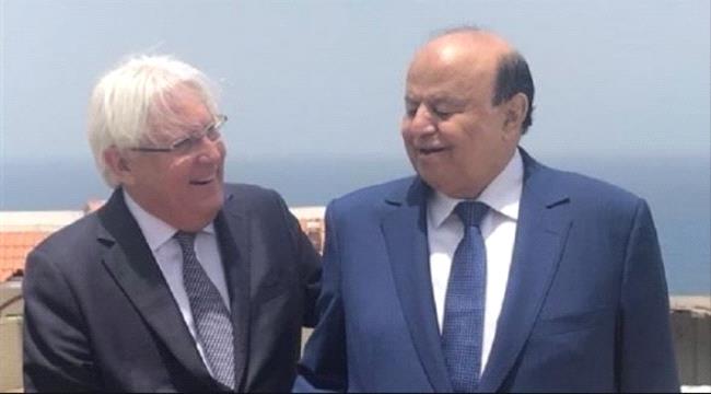 الرئيس #اليـمني يبلغ الأمين العام للأمم المتحدة عدم قبوله استمرار المبعوث الأممي