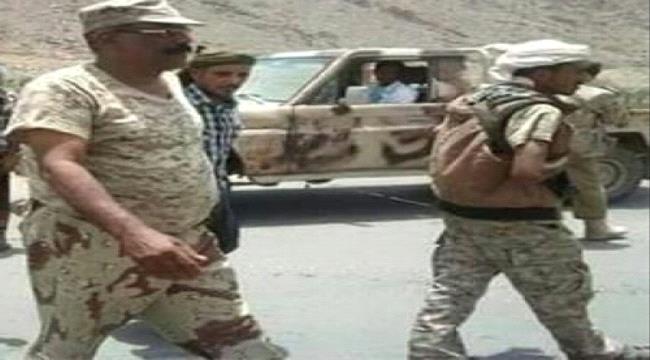 اللواء جواس يصل قعطبة على رأس قوة عسكرية ضخمة