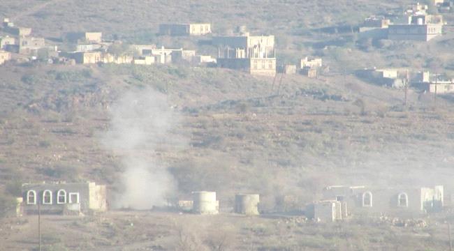 لواء الصاعقة يتقدم غرب قعطبة ومدفعيته تستهدف مواقع #الحـوثي بشخب 