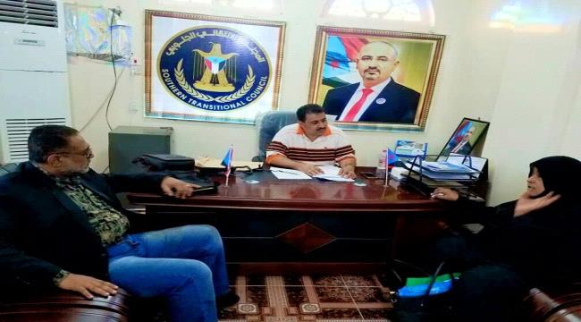 لحج... الشعيبي يلتقي برئيسة اللجنة التحضيرية لإتحاد نساء الجنوب في المحافظة