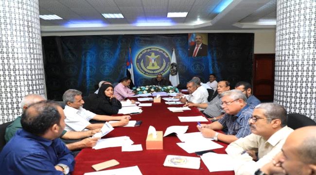 أمانة الانتقالي تناقش تقارير إنجاز دوائرها