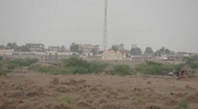 الحوثيون يهاجمون مواقع المشتركة في حيس