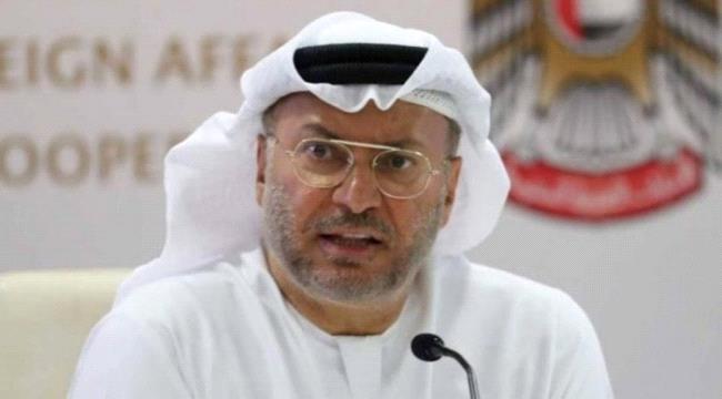 قرقاش : نظام الحمدين يروج للإرهاب في عدن