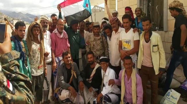 #الحـزام_الامني بمودية ينجح بتحرير المختطفين من ابناء #الضـالع وردفان من مليشيا الاصلاح