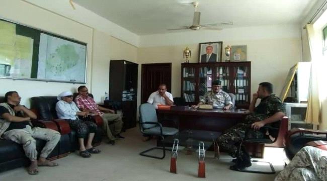   اجتماع رئيس انتقالي #الضـالع والمحافظ  ومدير الامن يناقش الأوضاع الأمنية بالمحافظة