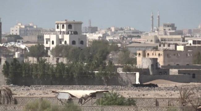 مليشيا #الحـوثي تقصف مواقع القوات المشتركة بالدريهمي