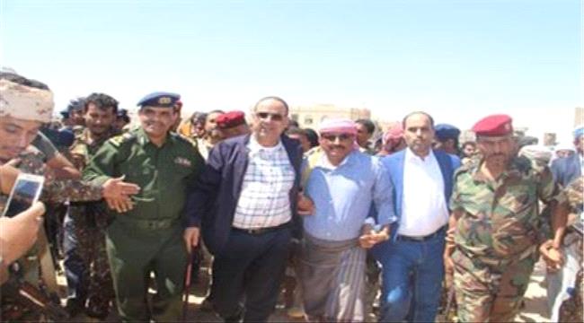 انفجار عنيف بموقع تواجد الميسري والجبواني في #شبـوة