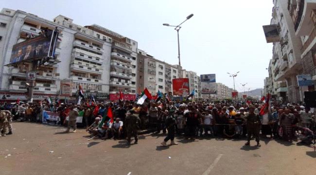 الكاف:شعب الجنوب خرج للتعبير عن وفائه للامارات والدم الاماراتي الممزوج بالجنوبي