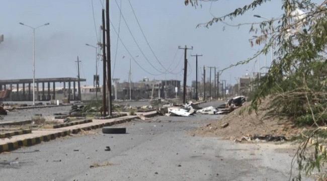 قصف حوثي على مواقع القوات المشتركة في #الحـديدة