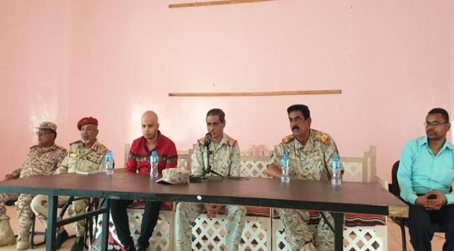 البحسني يدعو النخبة لرفع اليقظة العسكرية للحفاظ على الامن الداخلي ل#حضـرموت