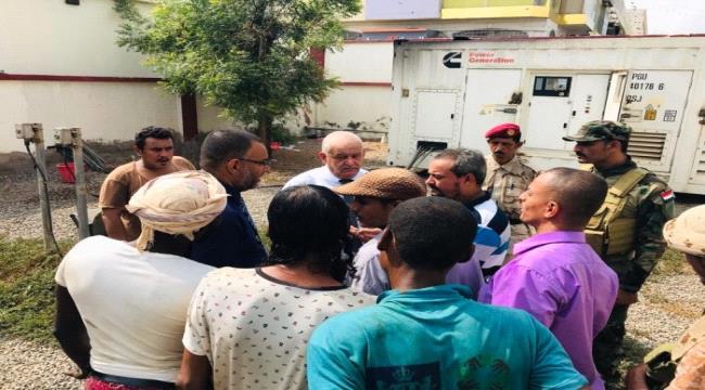 الوالي يتفقد سير العمل في محطة الصرف الصحي بالمنصورة