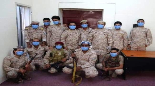 عدن.. قوات الدعم والإسناد تتسلم كمامات من الإمداد والتموين العسكري