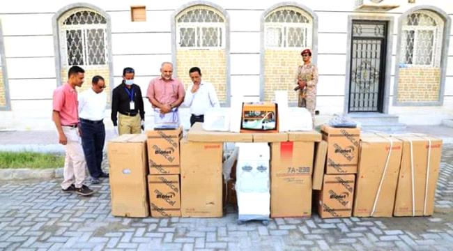 بترومسيلة تُقدم مستلزمات طبية لمراكز العزل الاحترازي  بحضرموت