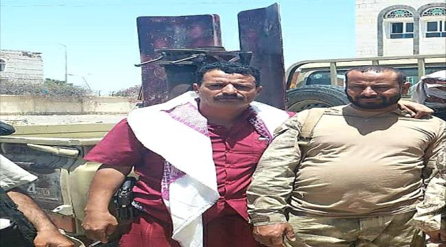 وكيل محافظة الضالع يلتقي قائد قوات الحزام الامني بالمحافظة 