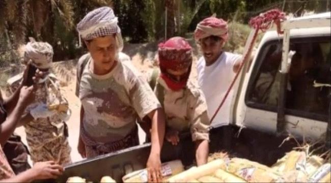 النخبة الحضرمية تضبط شحنة قات مهربة بدوعن