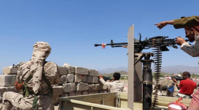 القوات الجنوبية تفشل هجوم حوثي عنيف بالحشاء وتجبرها على الانسحاب