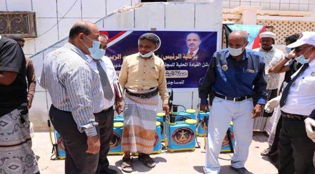 انتقالي حضرموت يدعم مستشفى غيل باوزير بالمستلزمات الطبية والوقائية لمواجهة كورونا 