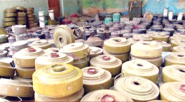 مسام يتلف 1670 لغماً وعبوة ناسفة في المخا