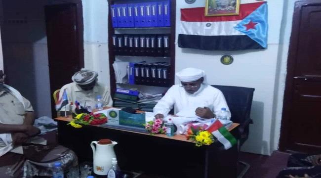 انتقالي تريم يناقش ترتيبات اقامة فعالية الاعلان التاريخي للادارة الذاتية للجنوب