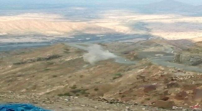 أبين.. المقاومة الجنوبية تقصف تعزيزات عسكرية لمليشيا الحوثي بجبهة ثره