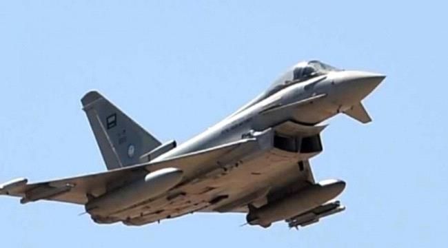 سقوط طائرة تابعة للتحالف العربي في الجوف
