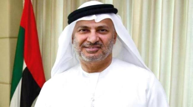 قرقاش: نسعى للوصول الى حل سياسي في ليبيا يعالج خطر التطرف والإرهاب