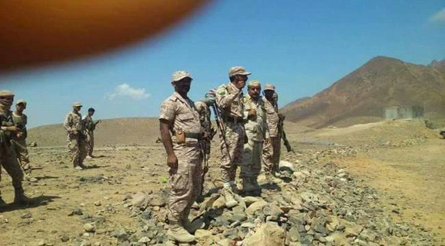 قائد لواء بارشيد بحضرموت يتفقد مواقع اللواء في الشُّدّيد لفحص الجاهزية وتلمس هموم المقاتلين