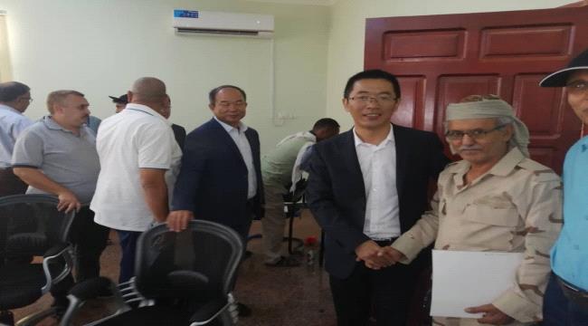  رئيس انتقالي أبين يستقبل رئيس مجلس إدارة شركة الحصان الأسود العالمية والوفد المرافق له
