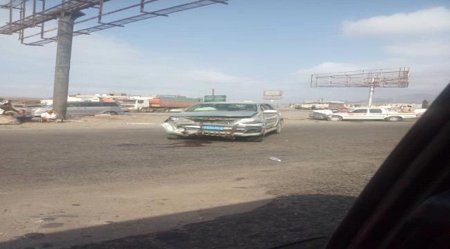 نجاة رئيس محكمة المسيمير من حادث مروري  بلحج