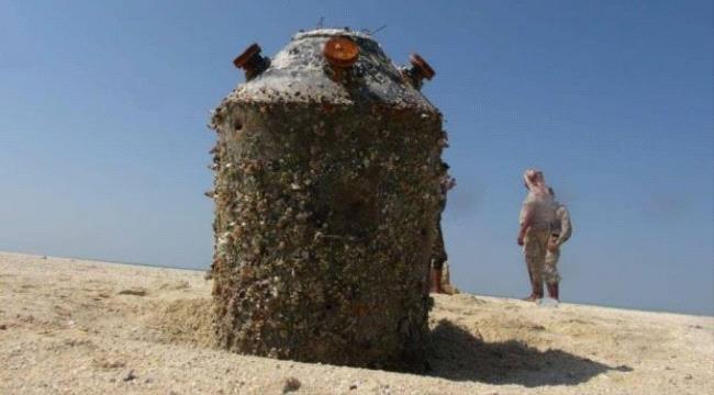 العثور على لغم بحري إيراني الصنع بالبحر الأحمر